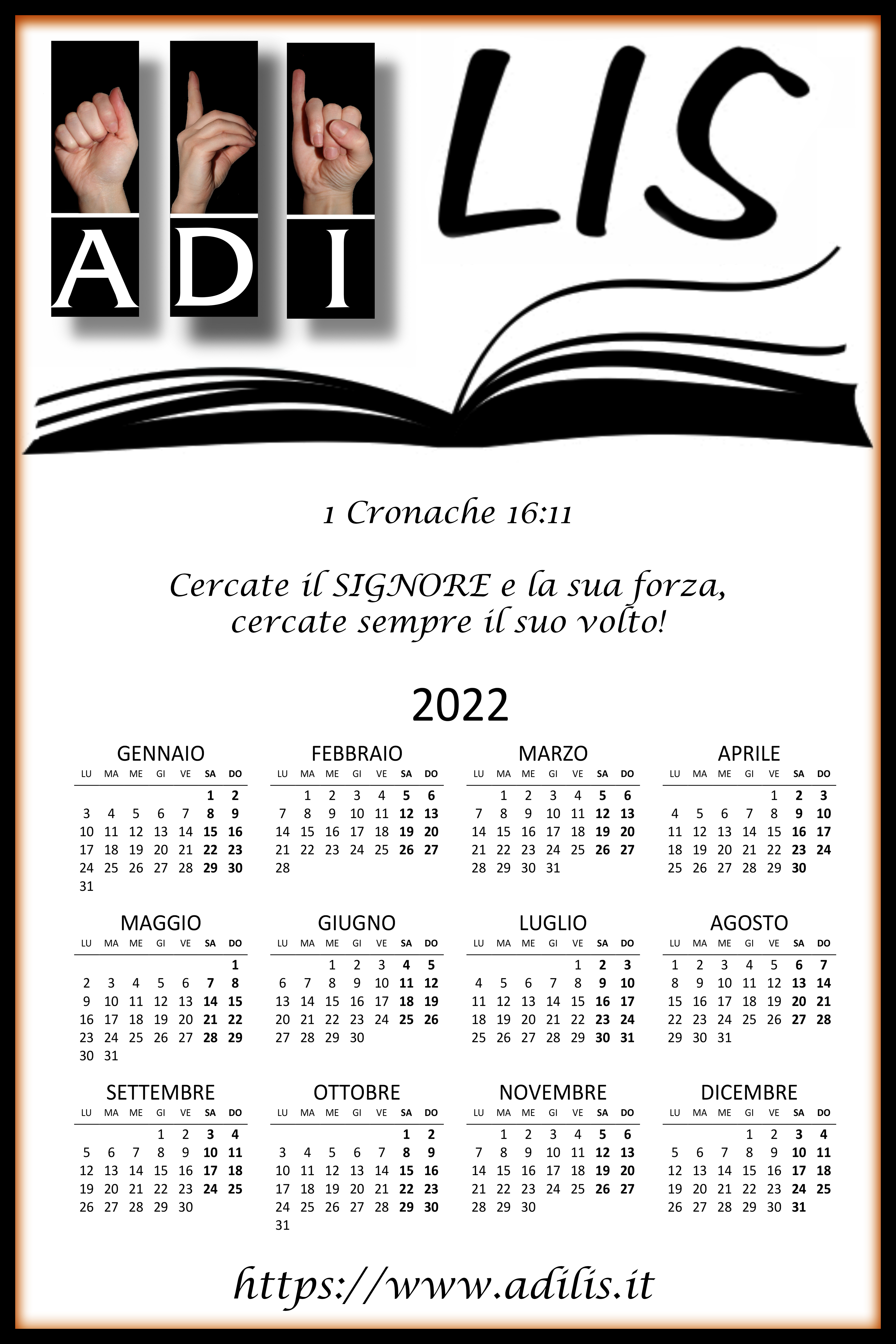 Calendario Adilis 2022